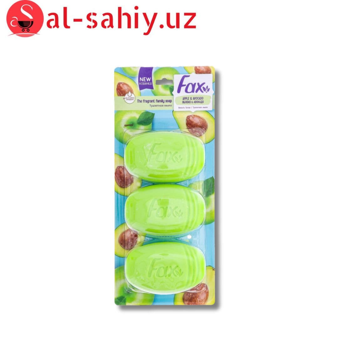 Мыло туалетное Apple&avocado Fax 400г