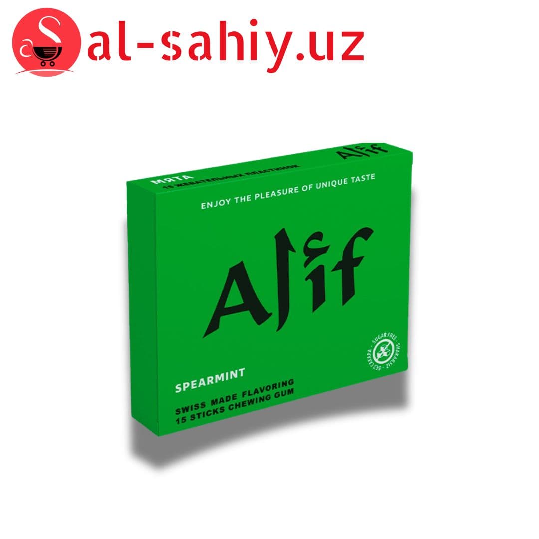 Жевателная резинка ALIF  "SPEARMINT"
