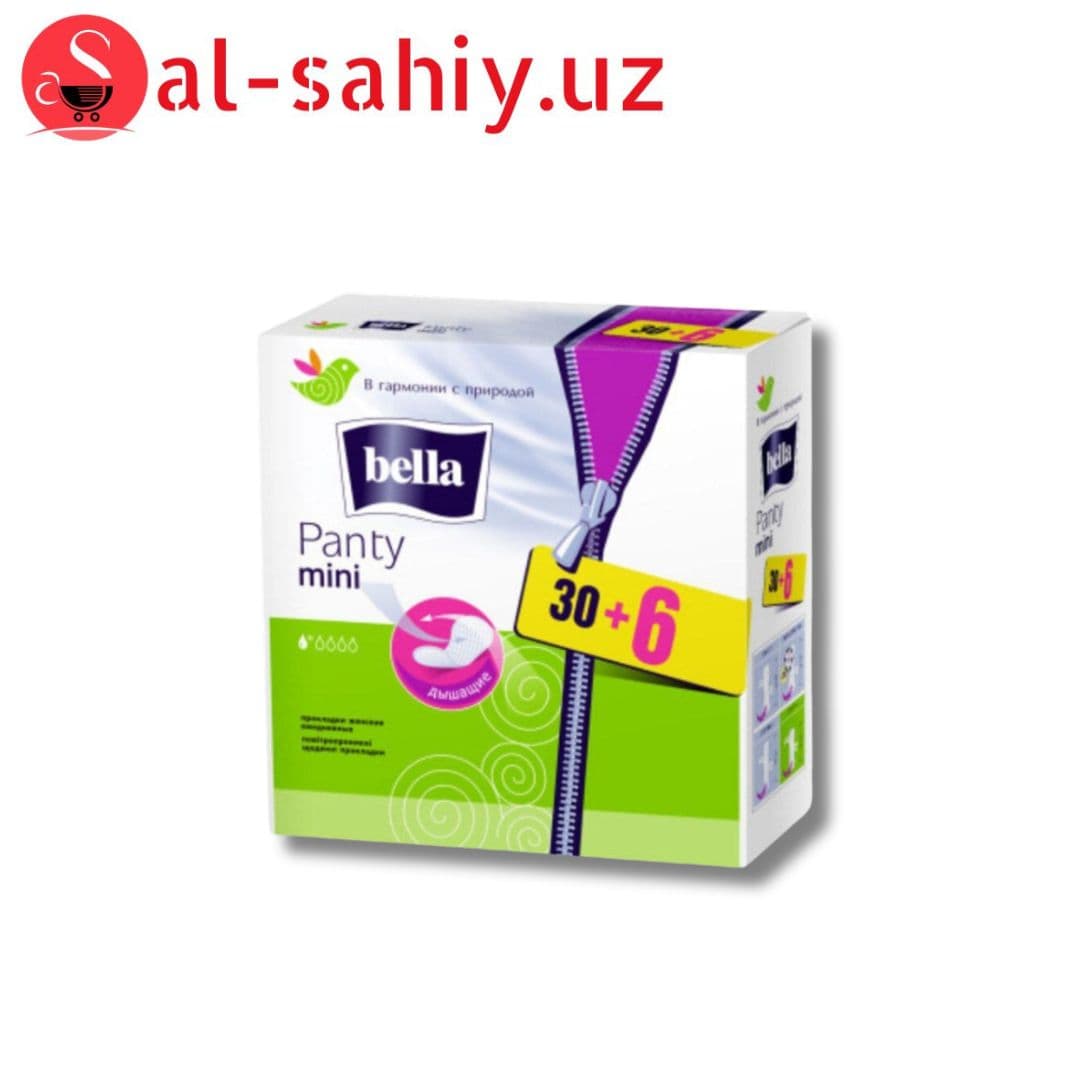 Прокладки гигиенический "Bella Panty Mini" по 30+6 шт
