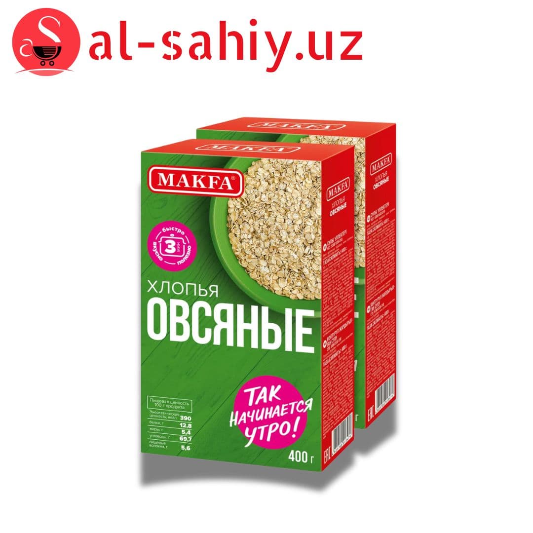 Хлопья Макфа овсяные к/к 400г