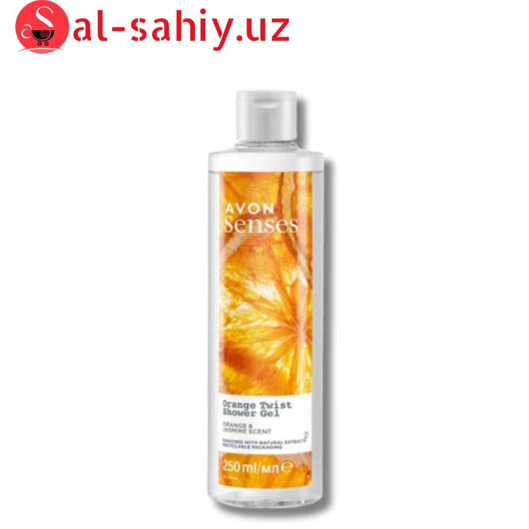 Senses Avon гель для душа "ORANGE TWIST" 250мл