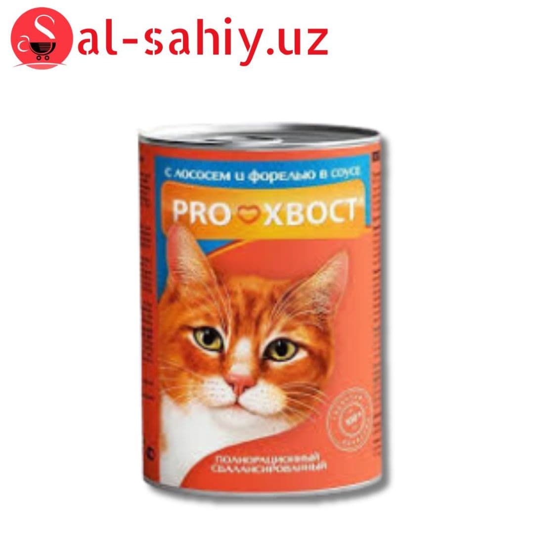Корм для кошек ProХвост 85 г, МЯСное с рыбой в соусе