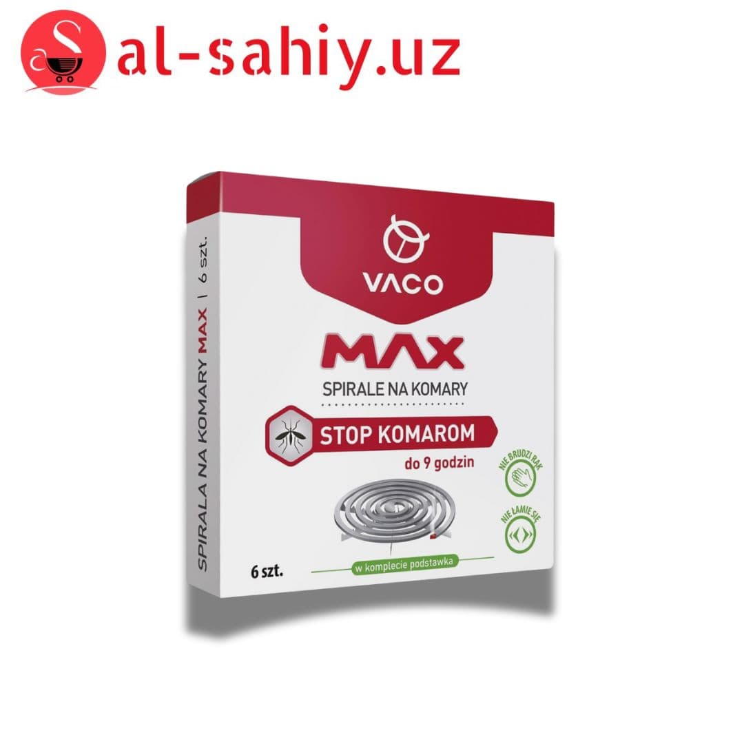 VACO Spirale na komary MAX 6 szt.