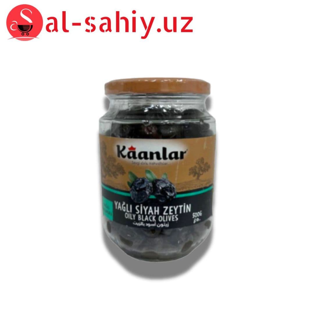 Варения Kaanlar Чёрные Оливки 500гр