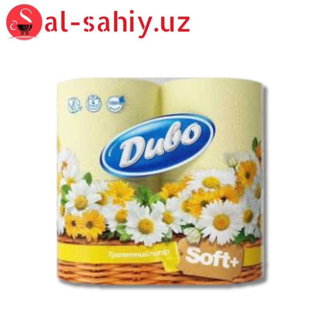 Бумага туалетная Диво Soft 2 слоя 4 рулона Желтая (4820003831922)