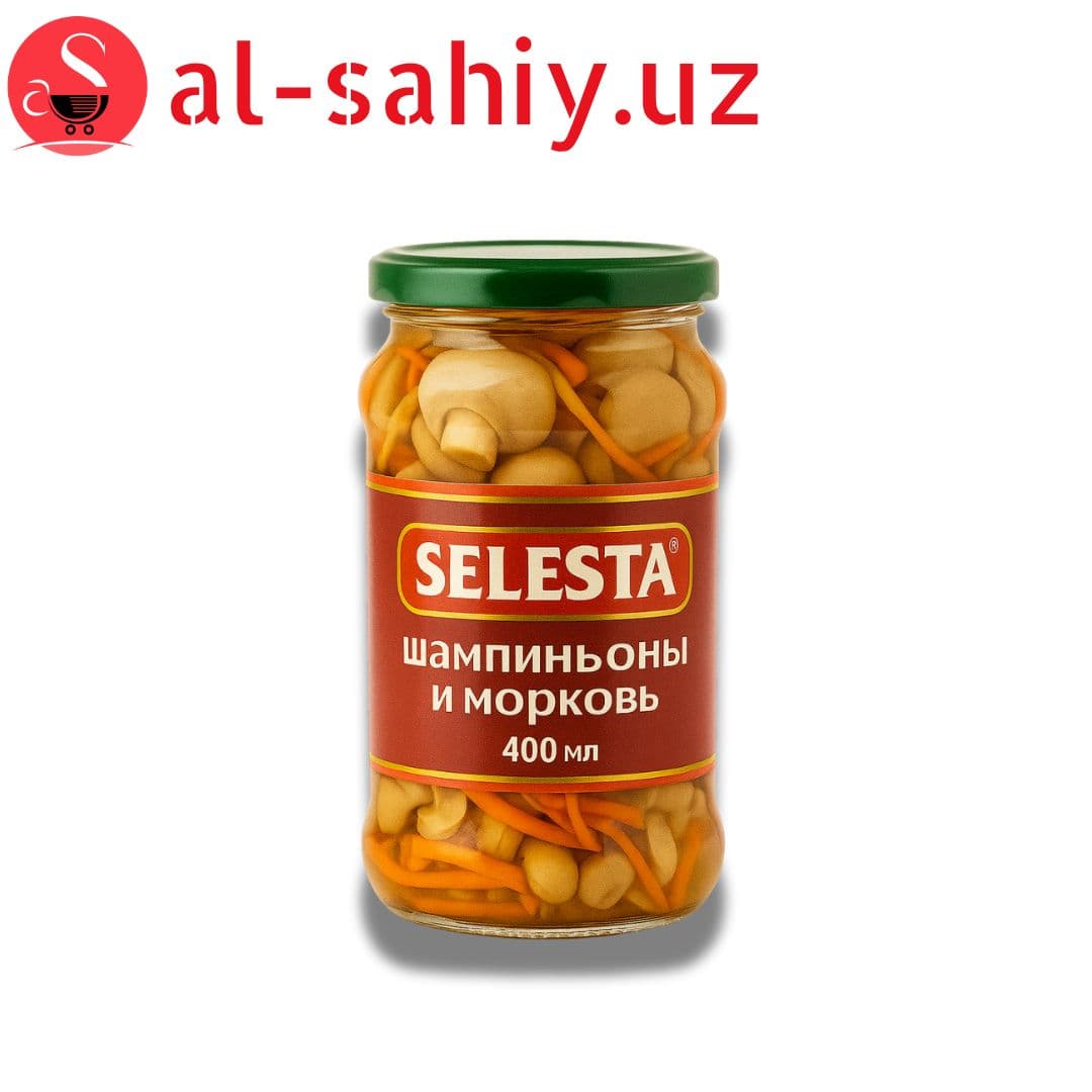 Шампиниьоны и морковь SELESTA  400мл