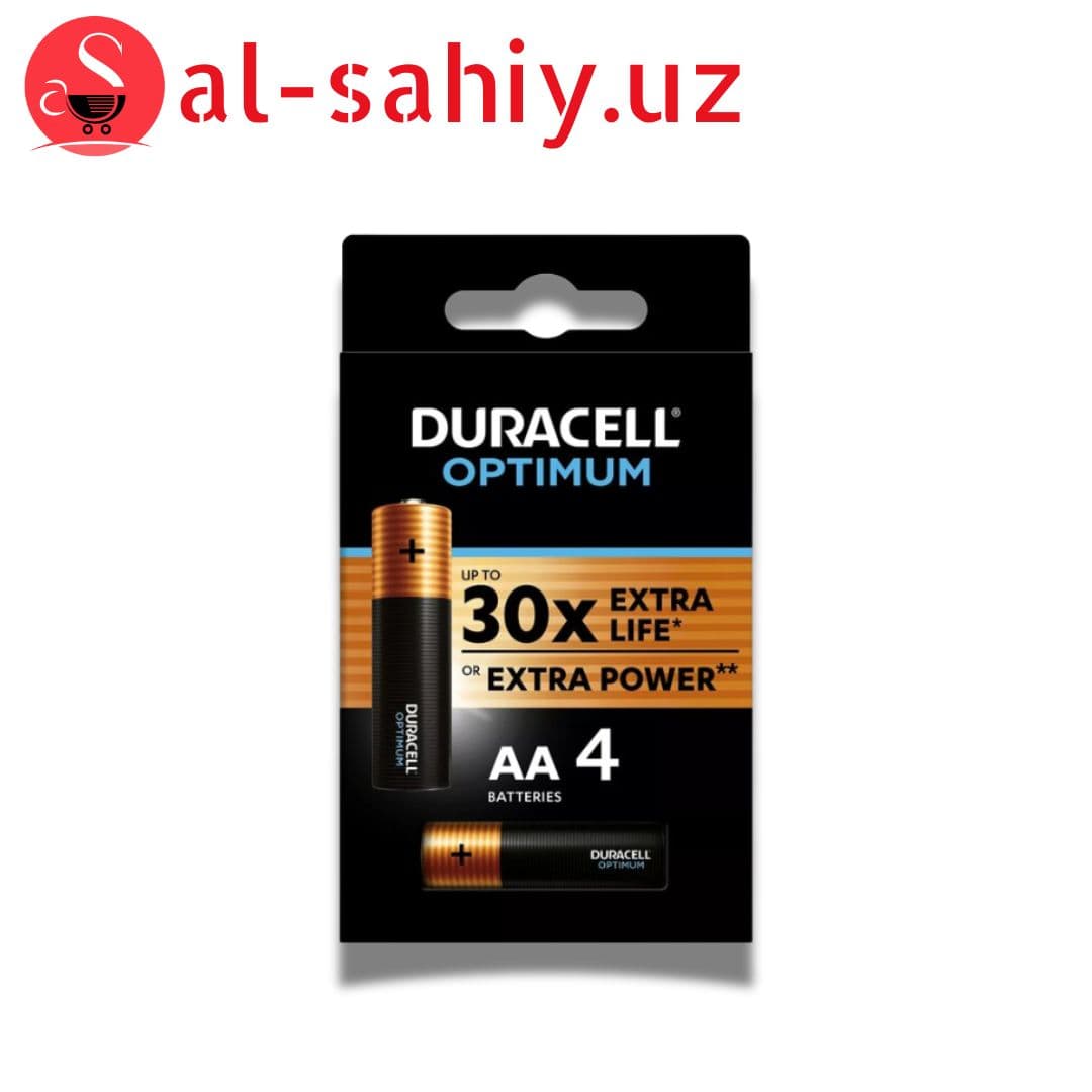 Duracell Optimum AA Alkaline 4pack (5000394158696)