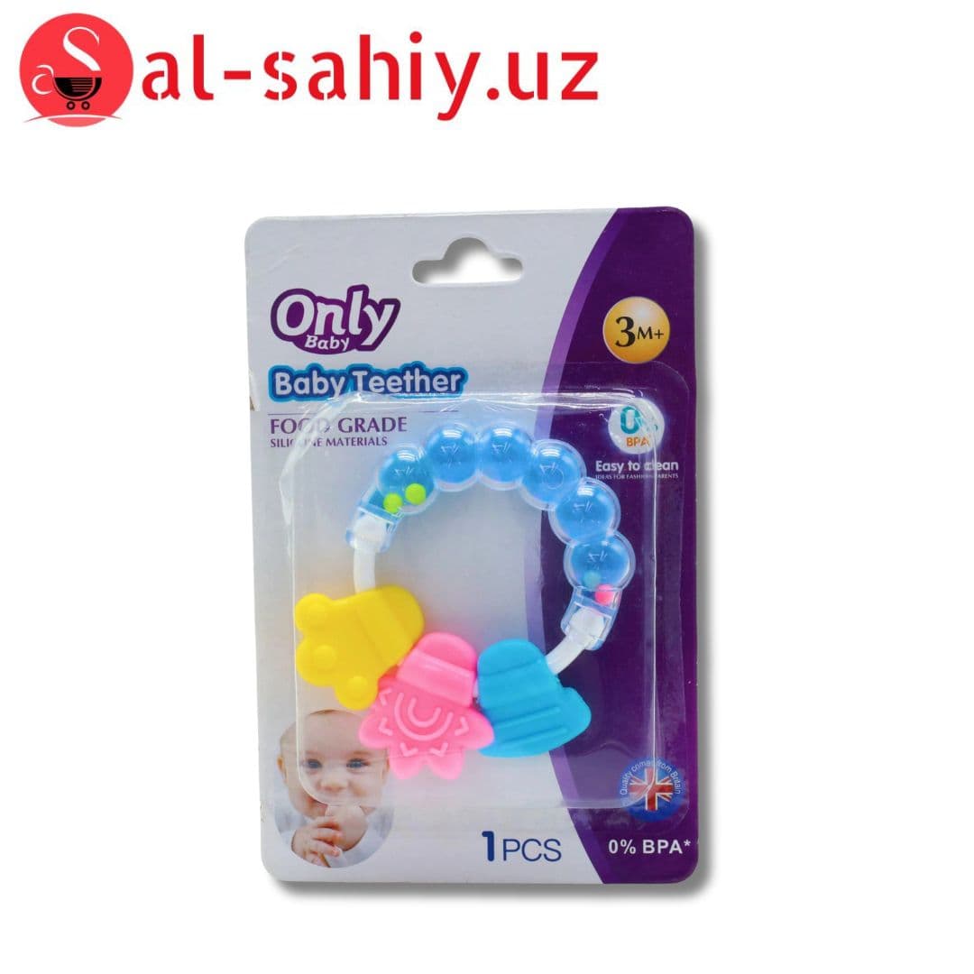 Зажим для соски силиконовые  "ONLY BABY "