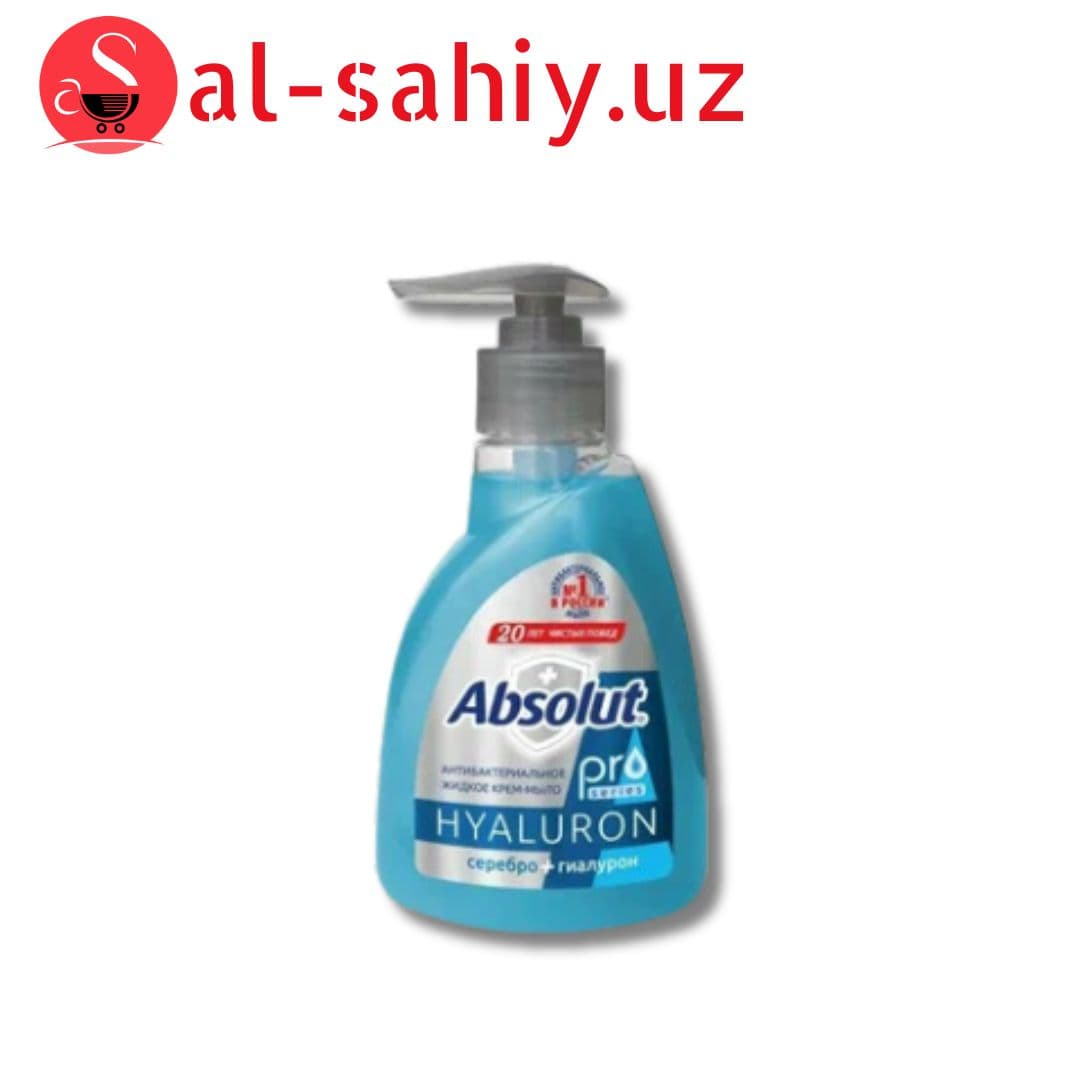 Absolut Крем-мыло жидкое Pro Серебро + гиалурон 250 г