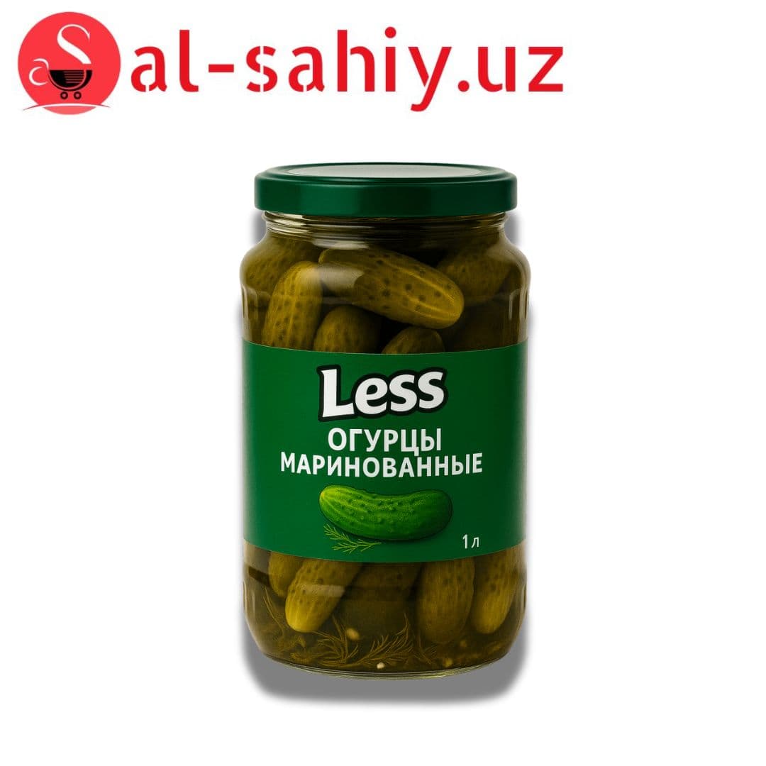 Огурцы  маринованные "Less" 1л