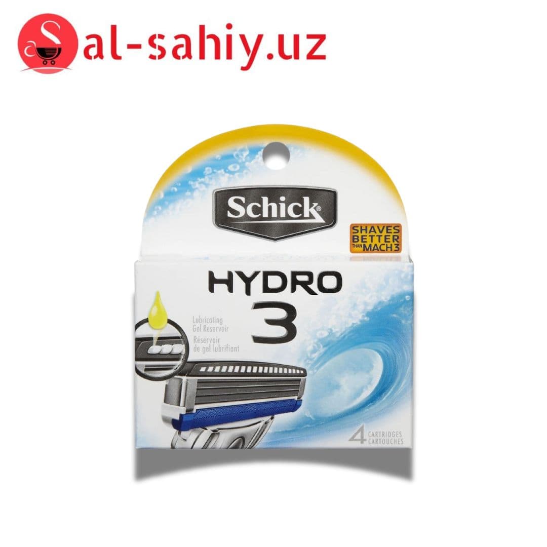 Бритва Schick Hydro 3 Blade Cartridge Refills 4 pk