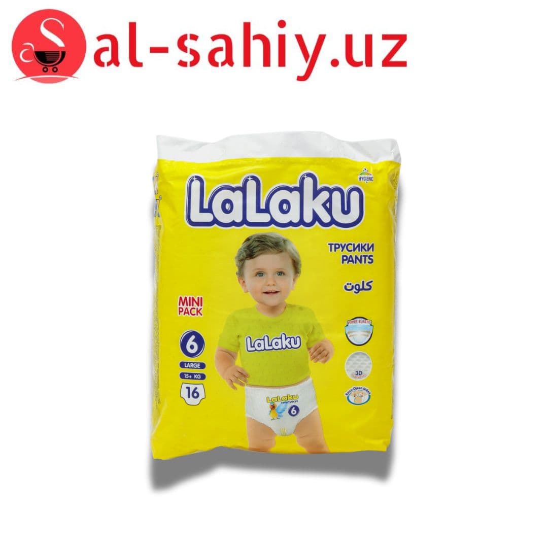 Памперс Lalaku №6 Трусик "Мальчик"  (16шт)