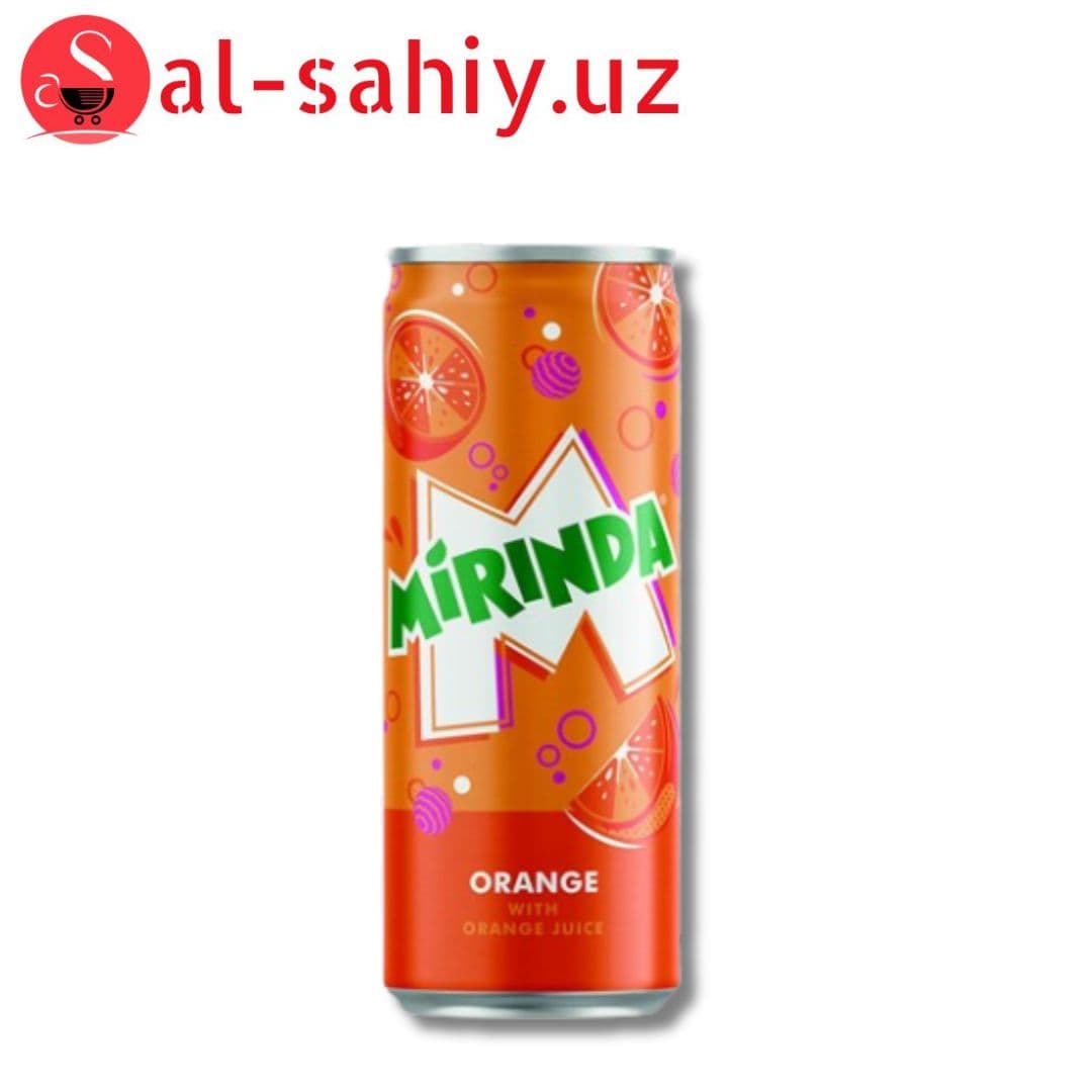 Mirinda Orange 24x330ml plech - Limonády