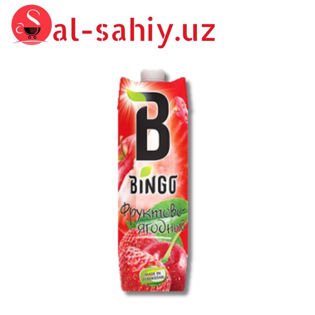 Напиток Bingo фруктово-ягодный  тэтра 0,95 л