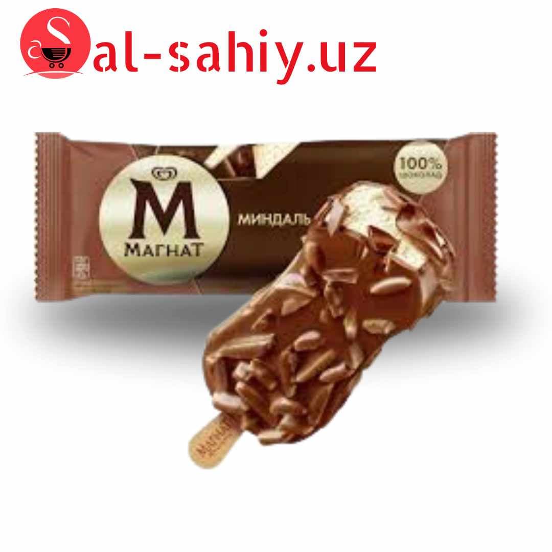 Мороженое "Магнат миндаль" эскимо вес 73 г