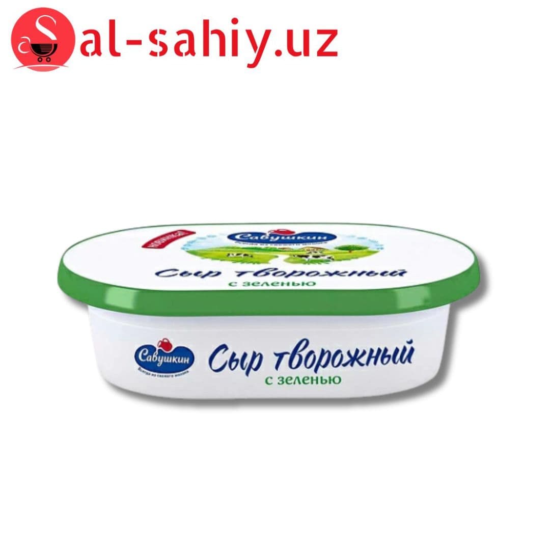 Сыр творожный с зеленью и луком 150г