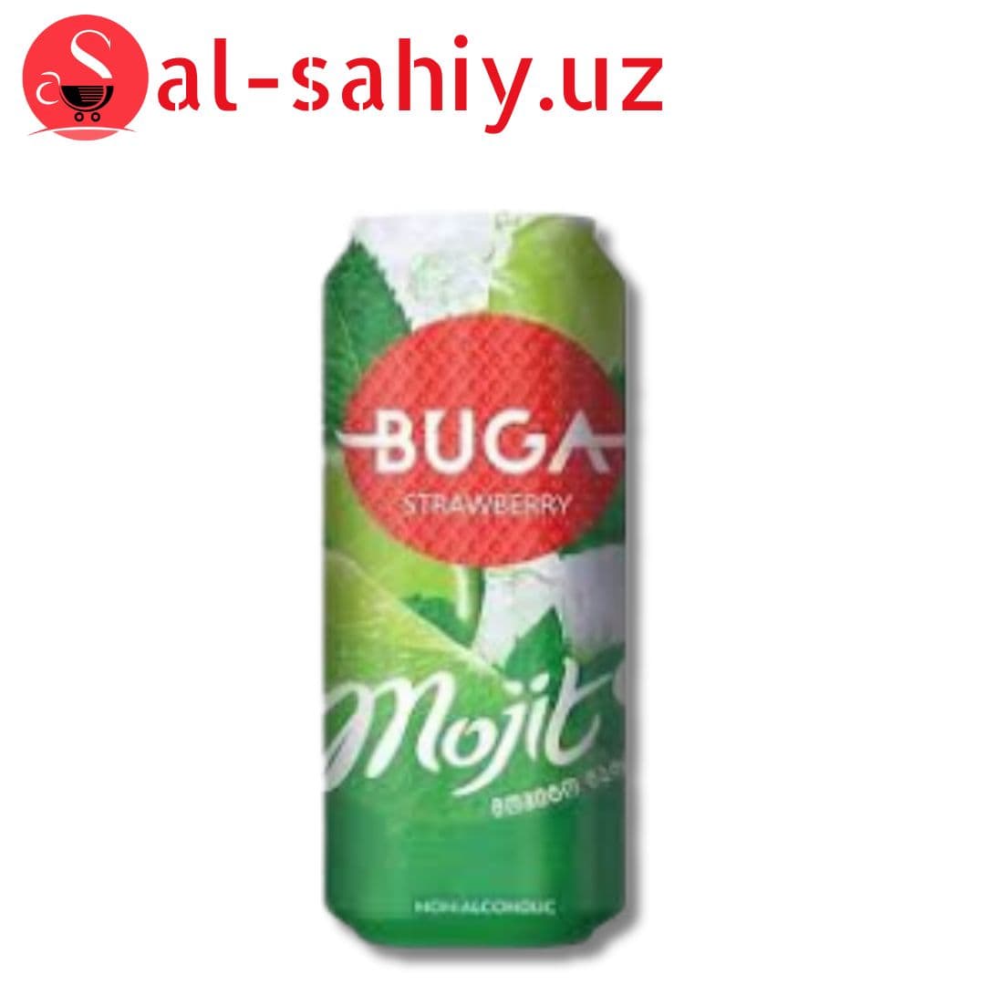 Напиток "BUGA" MOXITO клубника 0,33 Ж/Б