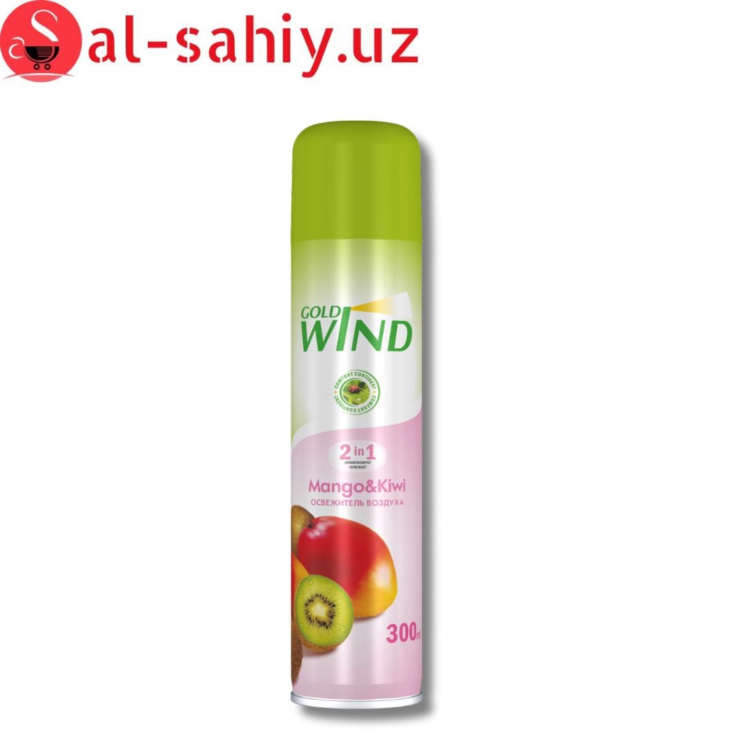 Освежитель воздуха "Gold Wind" Mango & Kiwi 300мл