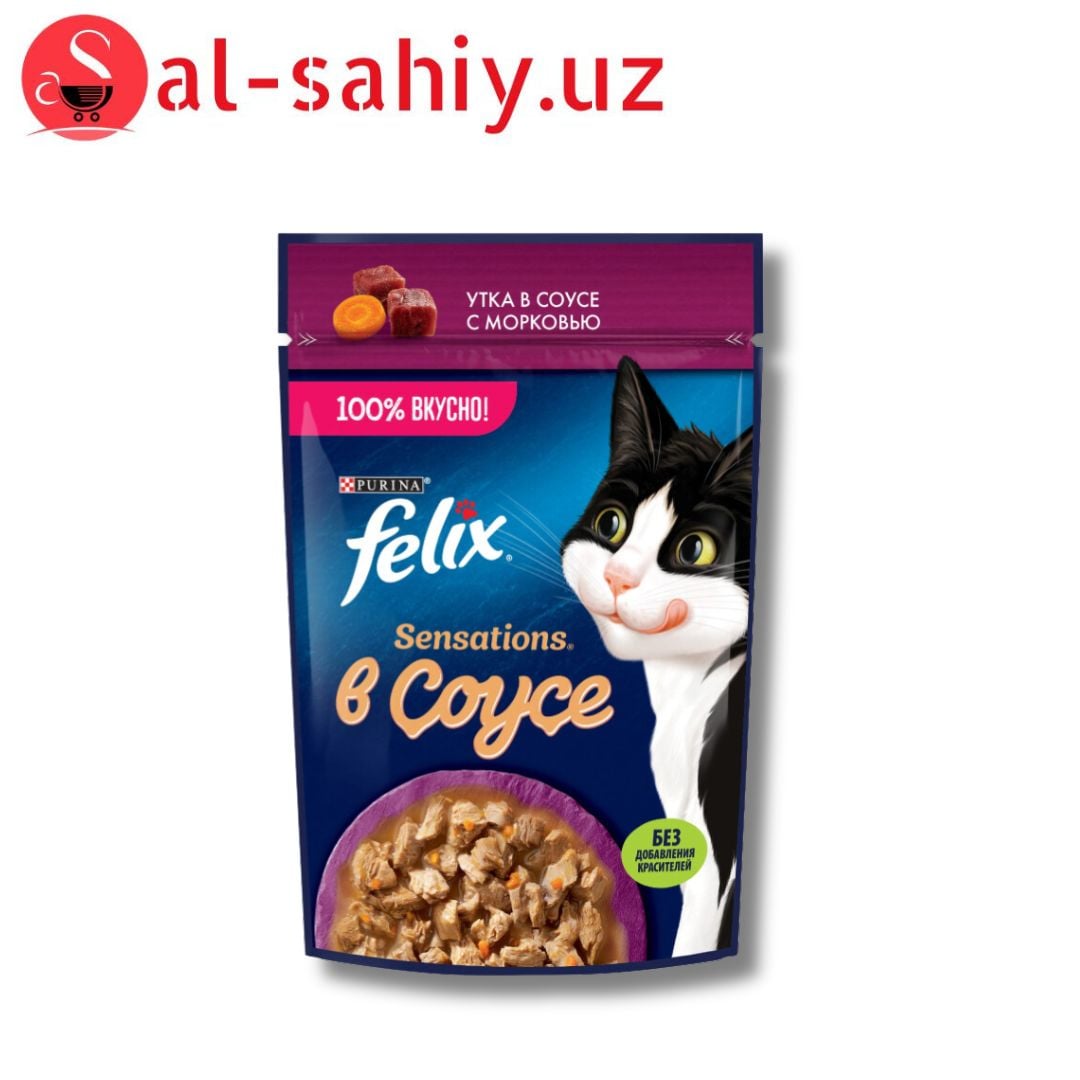 Felix с Уткой в Соусе с Морковью 85г