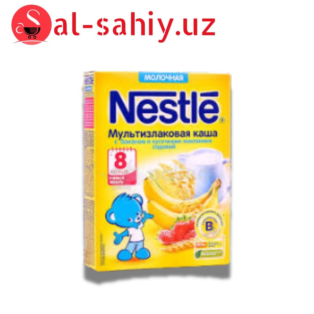Каша Nestle Банан Земляника 220гр