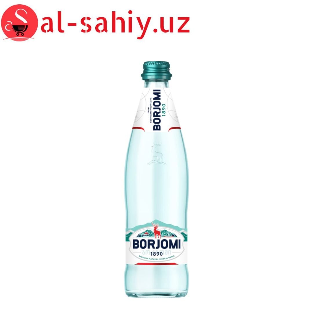 Вода минеральная лечебно-столовая "Borjomi"  0.5л п\б