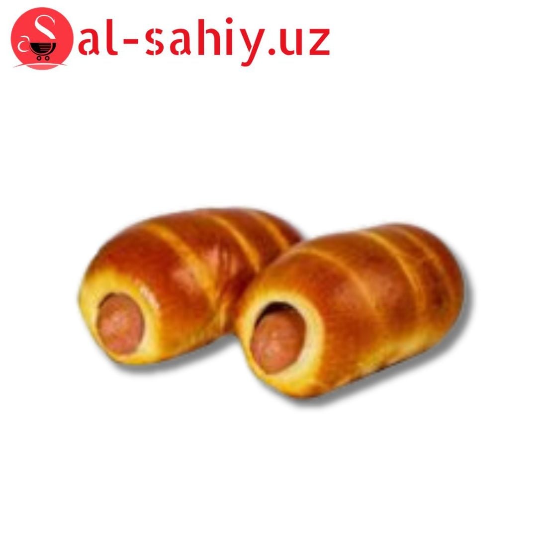 Булочка с сосиской