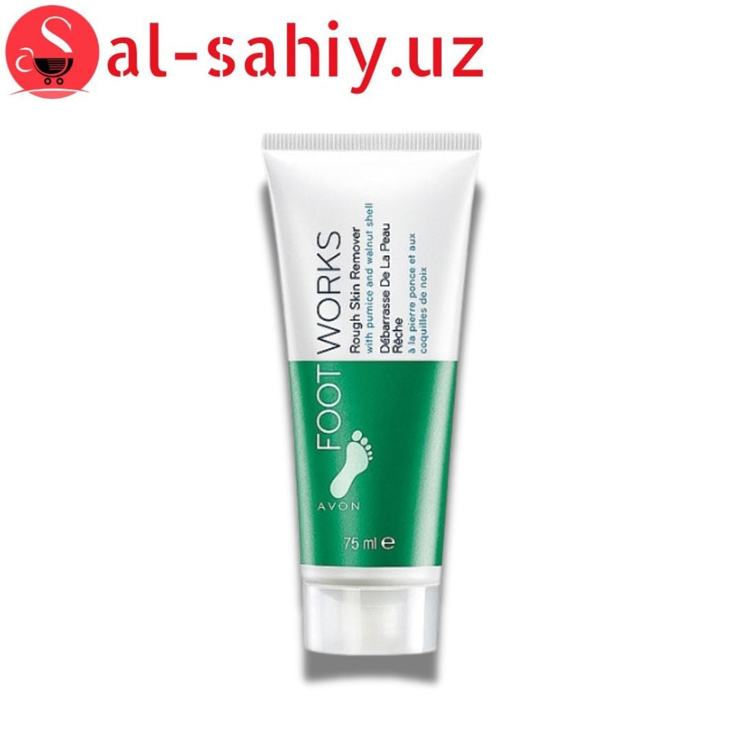 Дезод.  для ног отшелушивающий Foot  Works Avon 75 ml