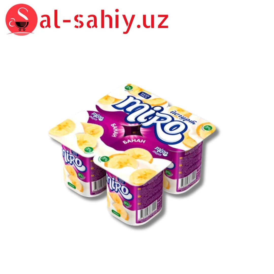Йогурт "RASH MILK" банан  5% 115гр