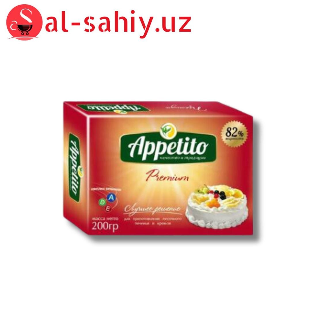 Маргарин Appetito 72% 200г