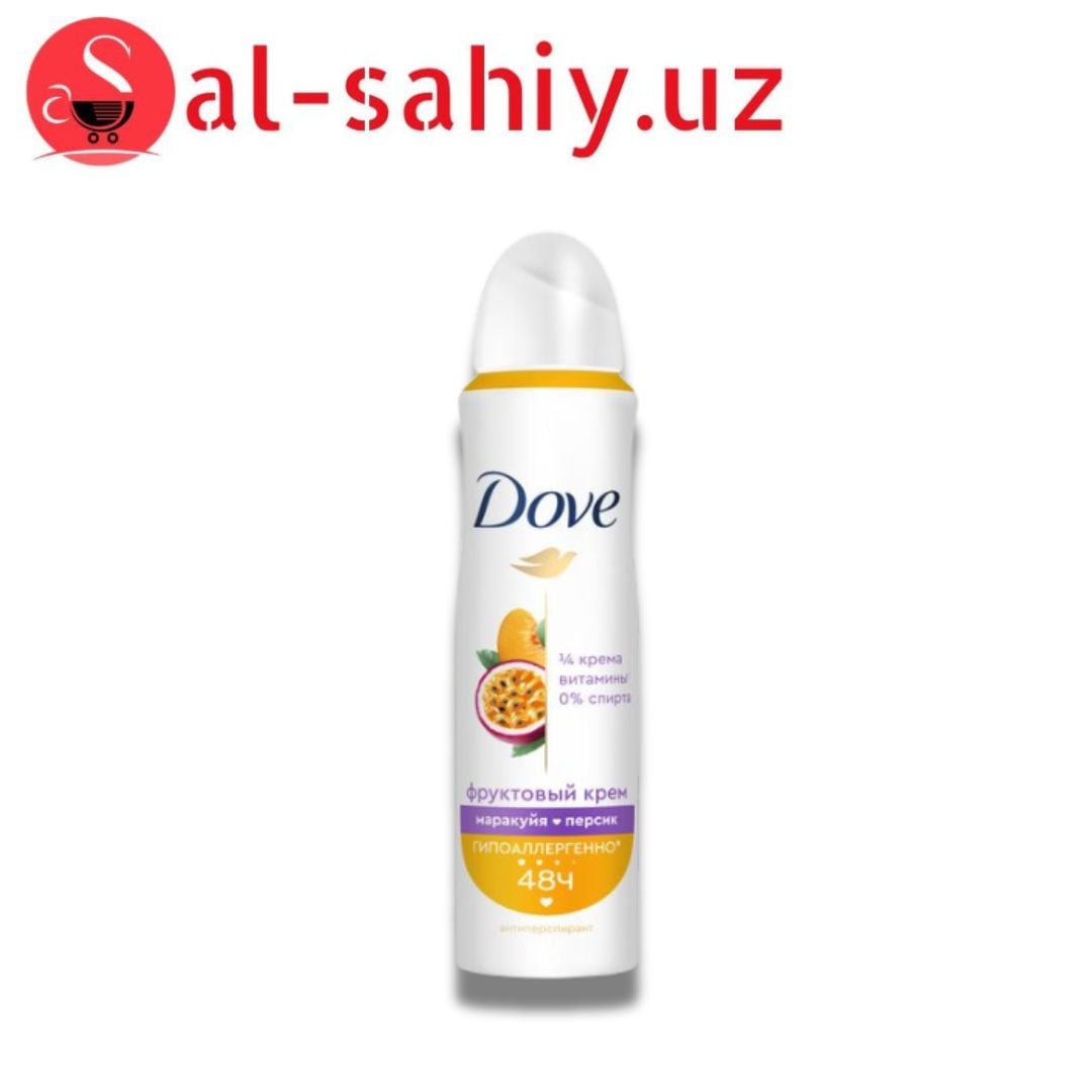 Дезодорант "DOVE" фруктовый крем маракуя персик 150 мл