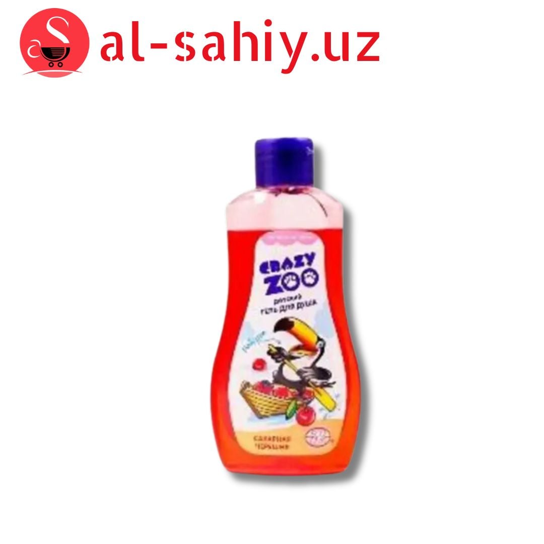 Гель для душа Crazy Zoo Сахарная черешня 280г