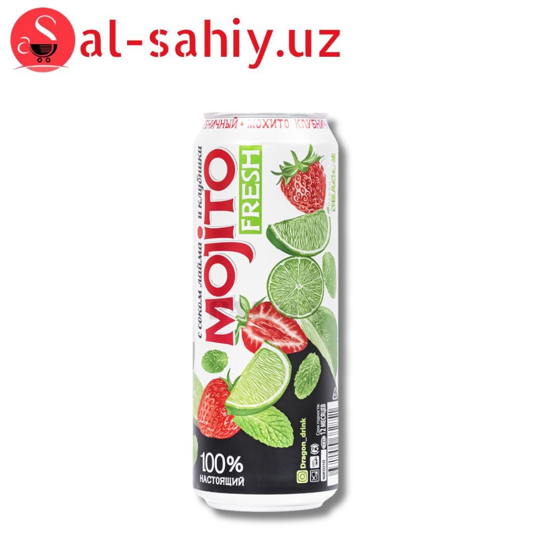 Mojito fresh с соком лайма и клубники 0.450 л