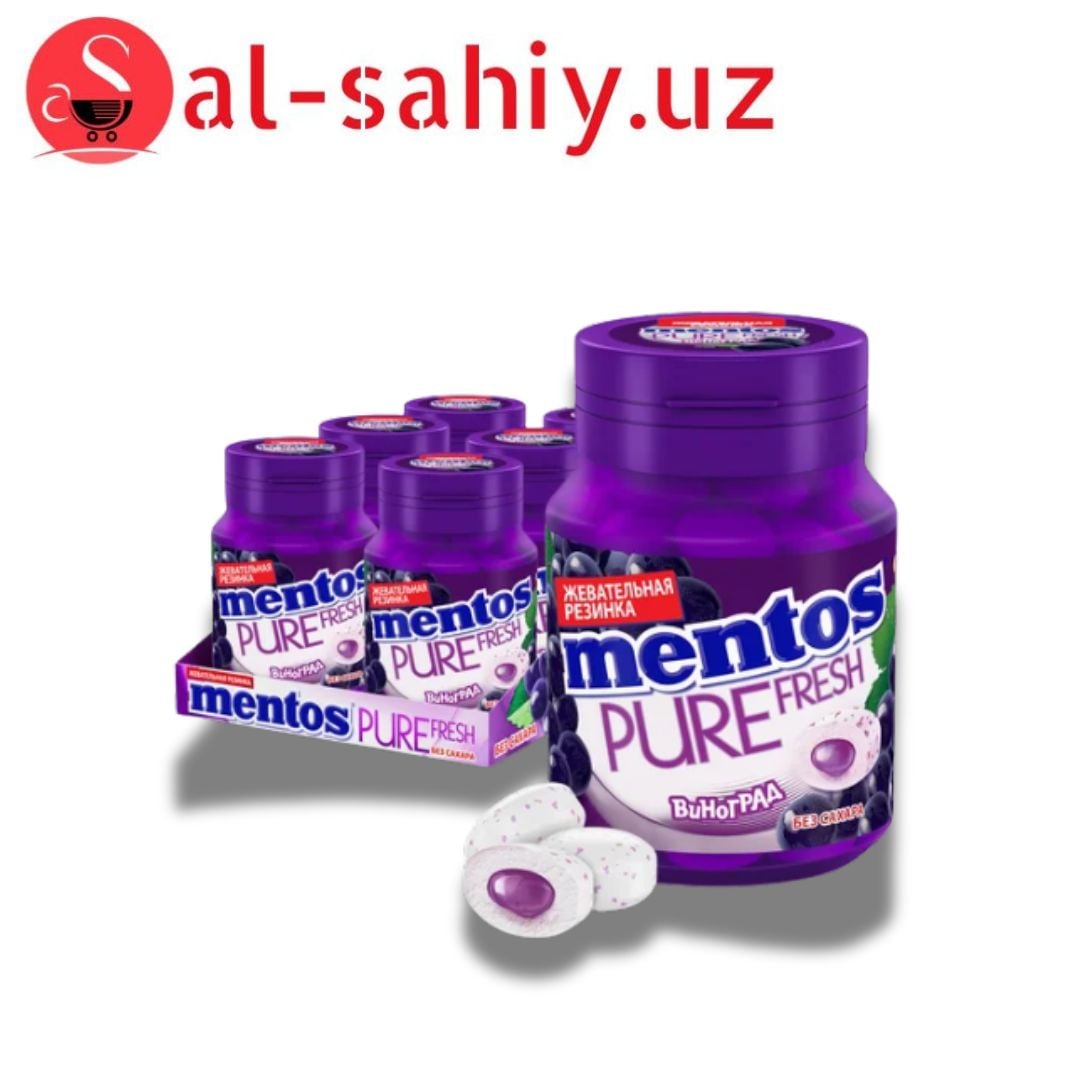 Жев. Резинка Mentos PF "Виноград" 54гр
