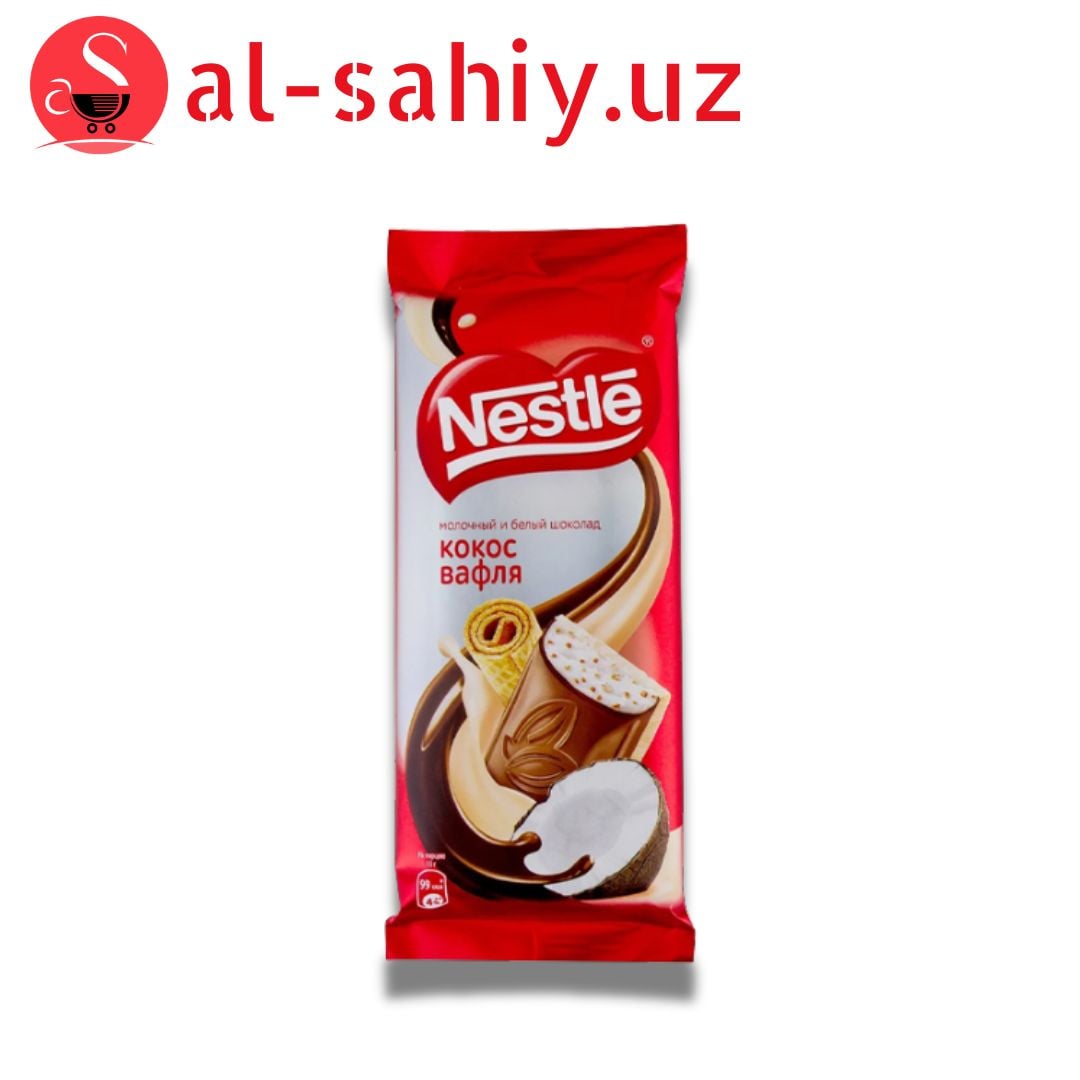 Шоколад "NESTLE" кокос вафля  85г