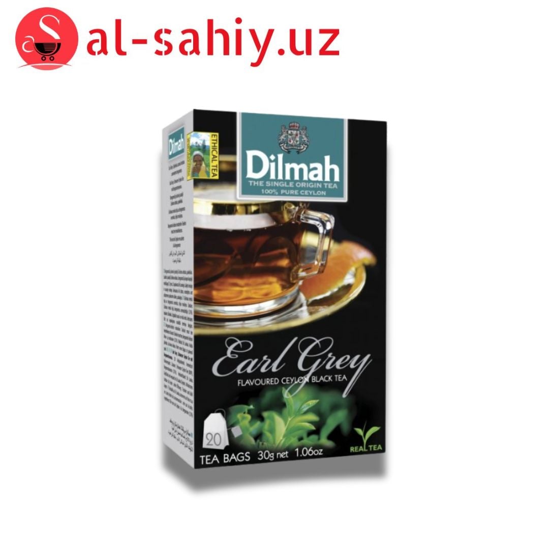 Чай чёрный Dilmah "Earl grey" 20*2гр