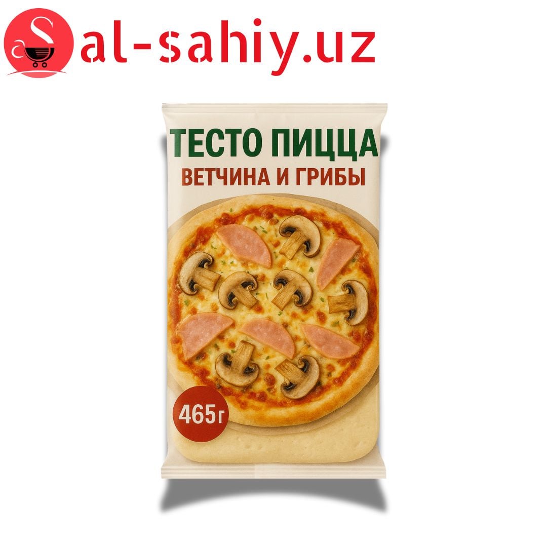 Тесто пицца "Ветчина и грибы" 465 гр