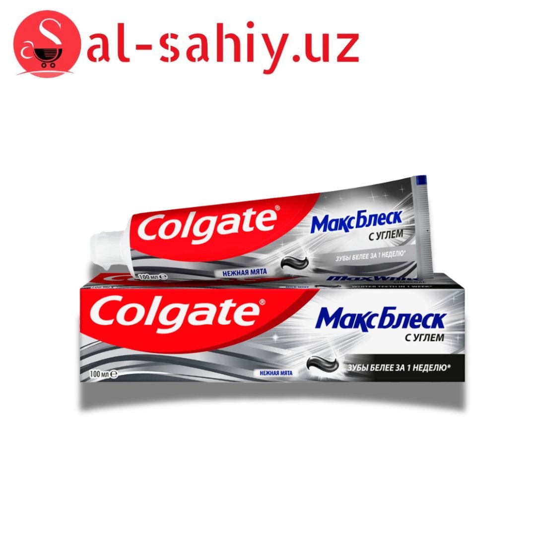 Зубная паста "Colgate" Макс Блеск с Углем 100 гр