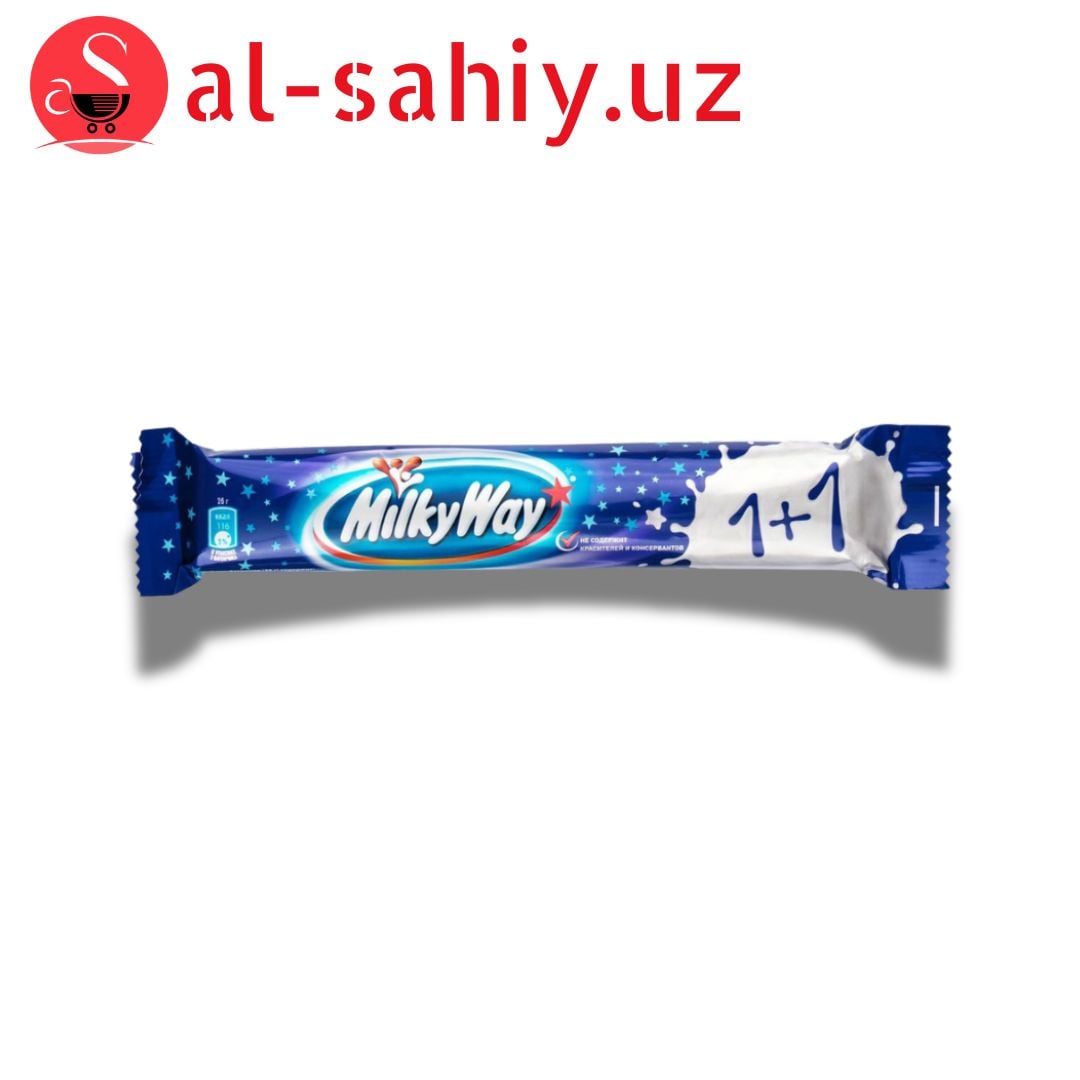 Шоколадный батончик "MilkyWay" 1+1 52гр