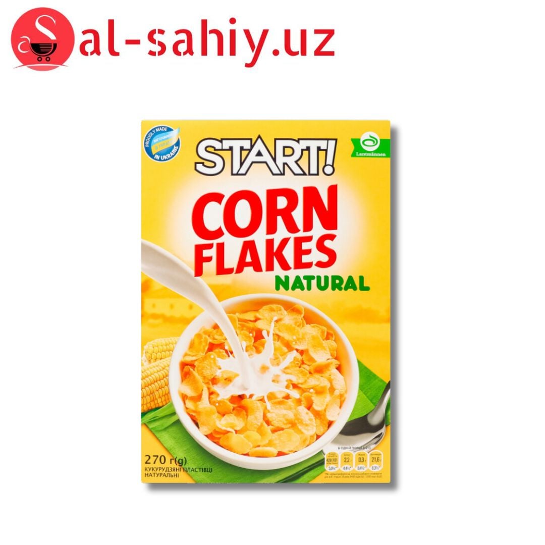 Хлопья кукурузные натуральные Start! к/у 270г