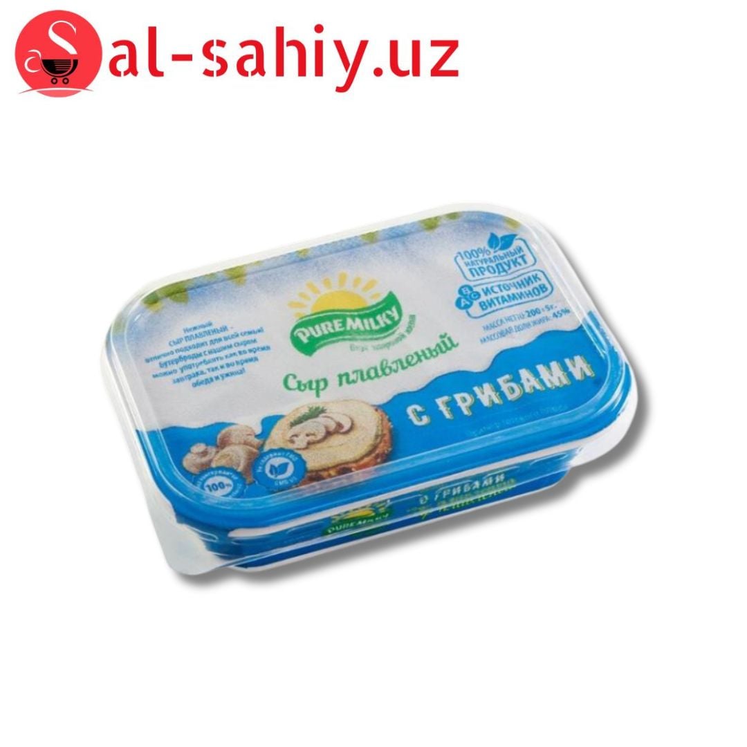 Сыр плавленный Pyure Milk с грибами 200гр4780024163498