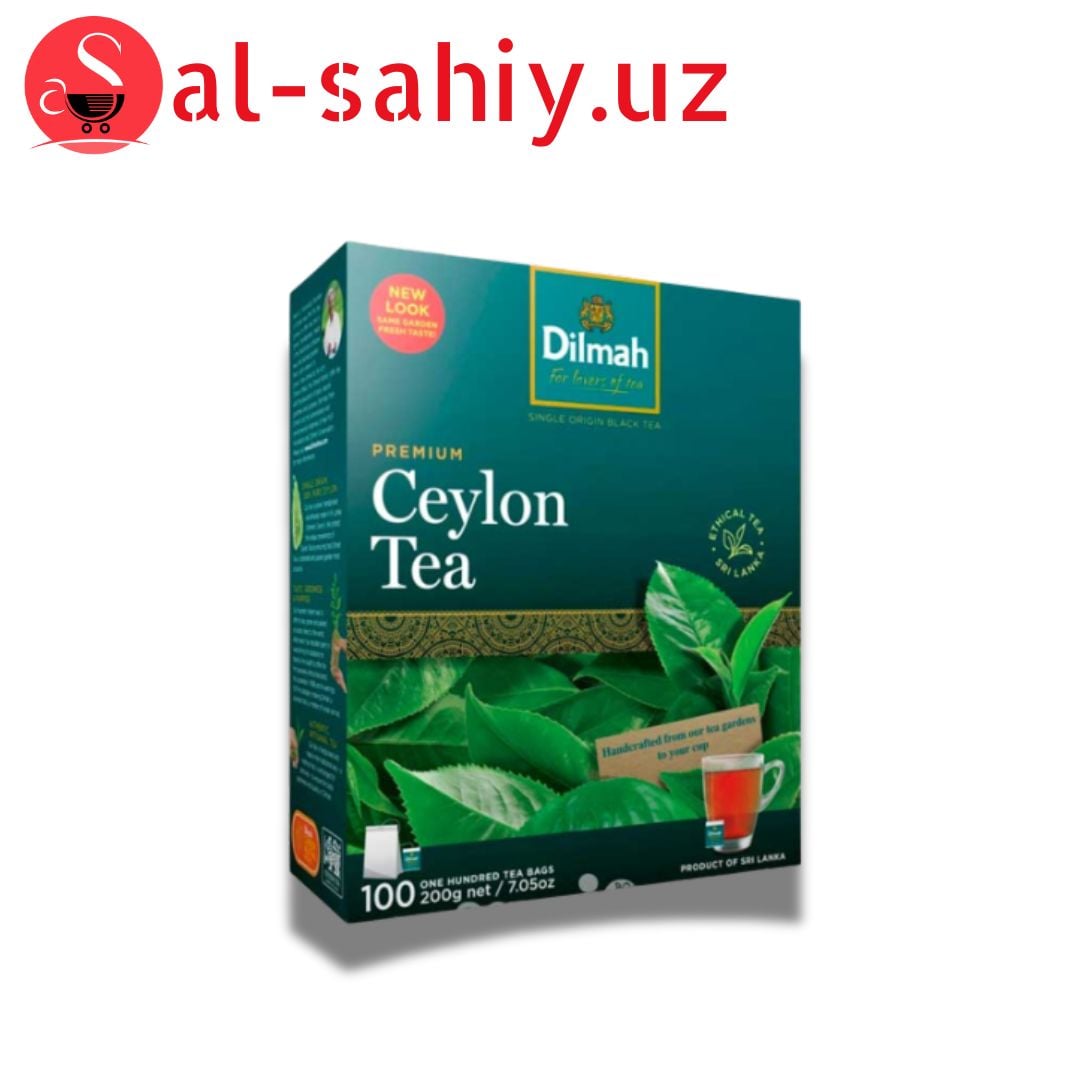 Чай чёрный Dilmah ceylon green 20*2g