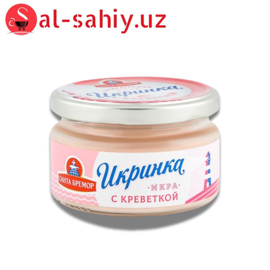 Икра деликатесная "Икринка" с креветкой 160гр