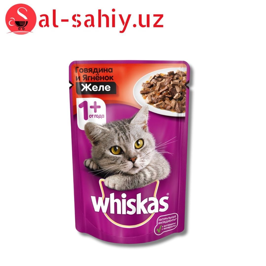 Whiskas Говядина и ягнёнок 85гр
