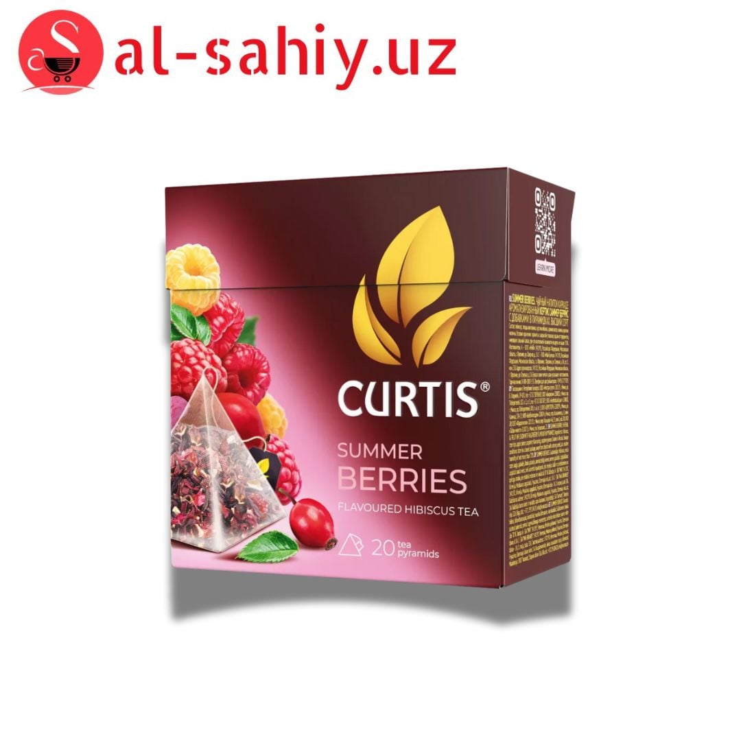 Чай травяной в пирамидках CURTIS "Summer Berries" 20 пирамидок с яркими фруктово-ягодными