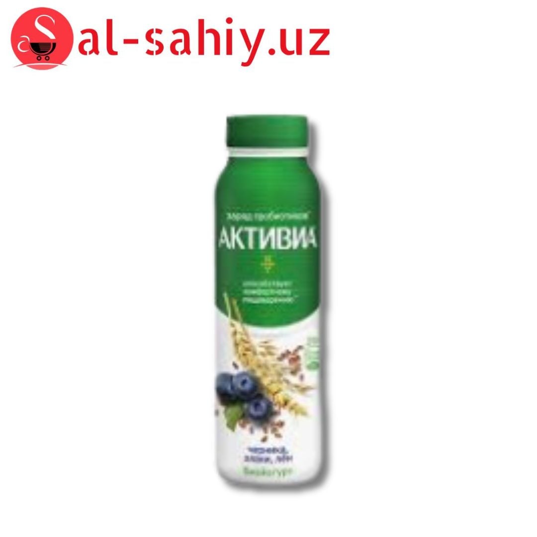 ACTIVIA DRINK черника,злаки,лён 270г