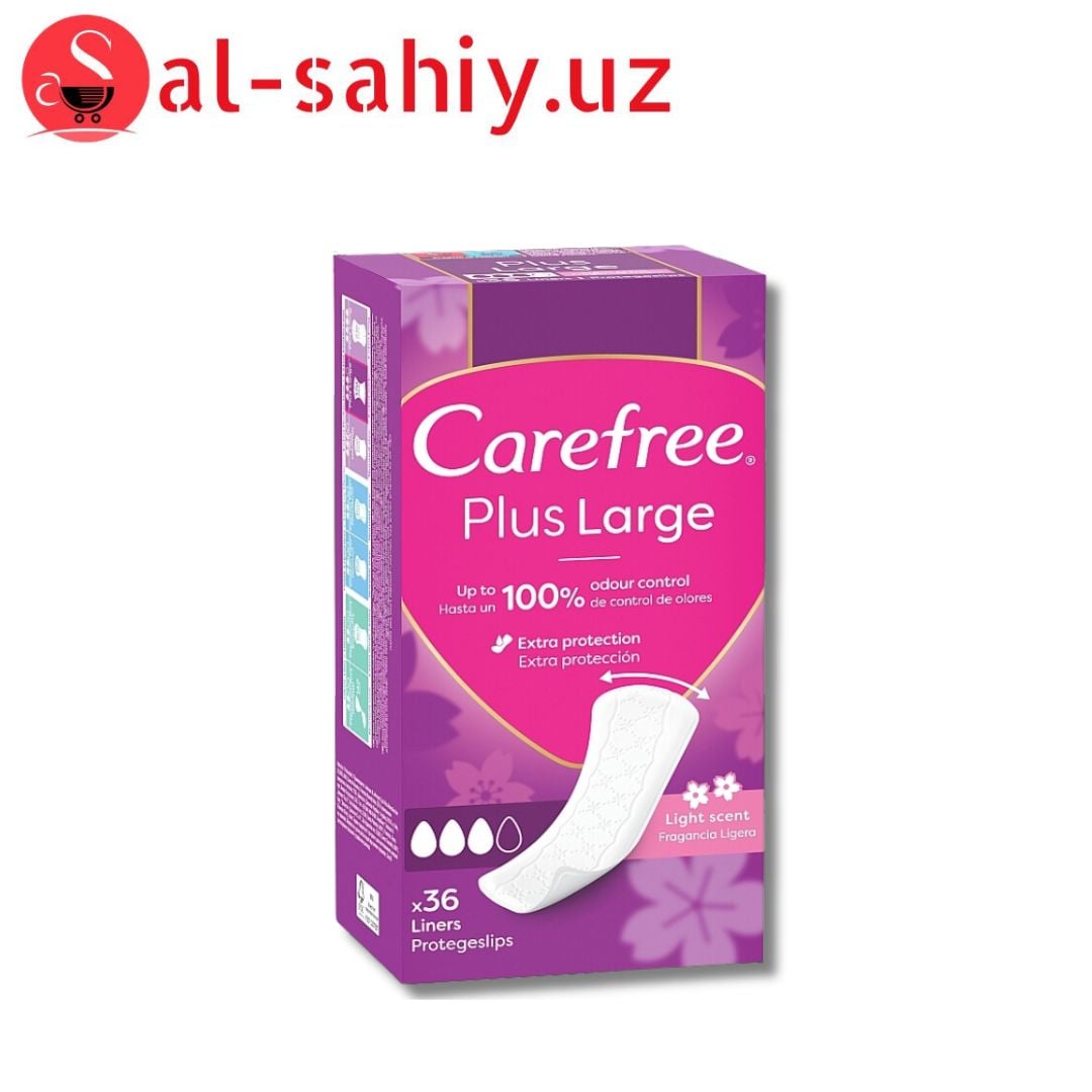 Ежедневки Carefree гигиенические large fresh 36 шт