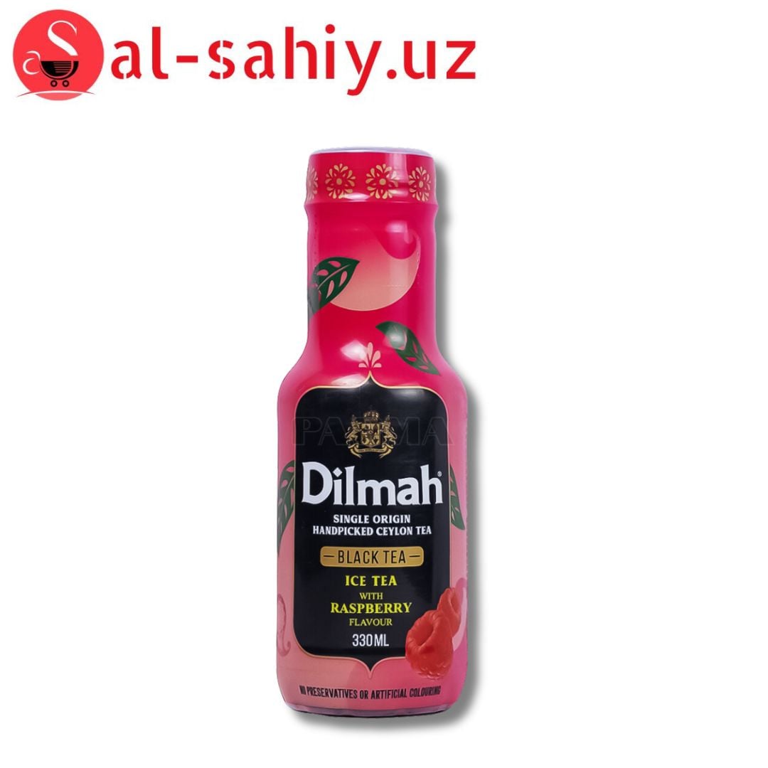 Холодний чай Dilmah  with rasberry 330мл