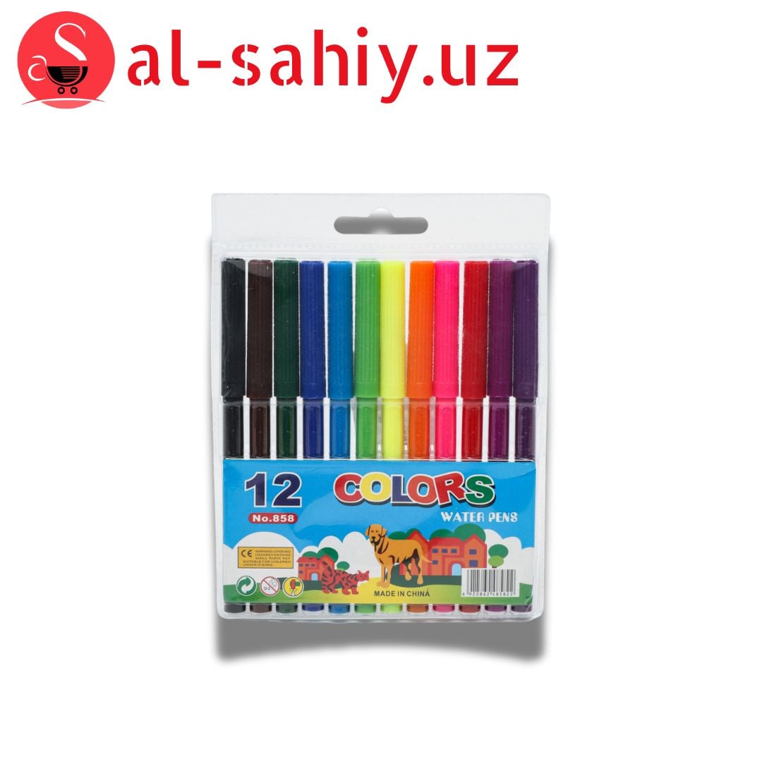 Фламастер Colors 12шт №668-12