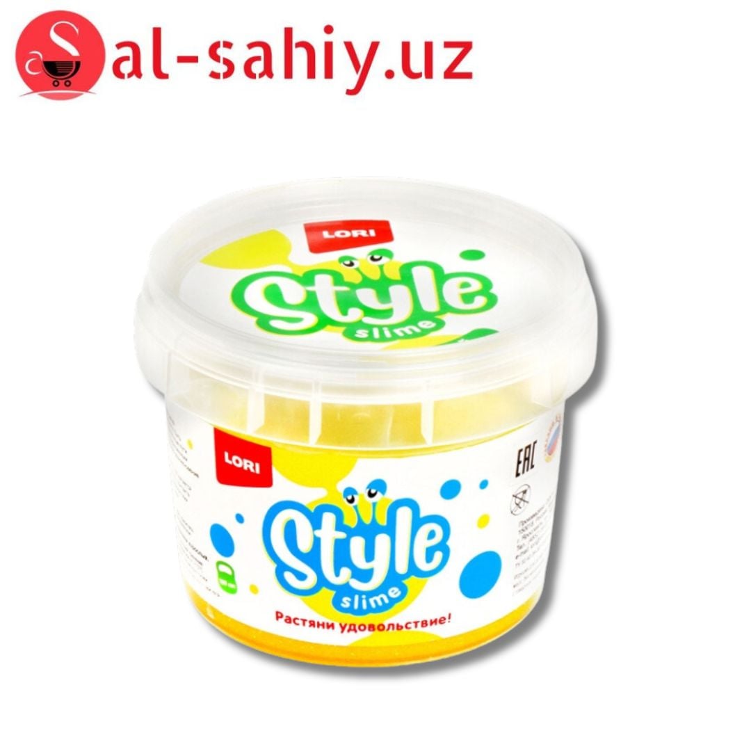 STYLE SLIME Блестящий "Жёлтый с ароматом банана" 120мл