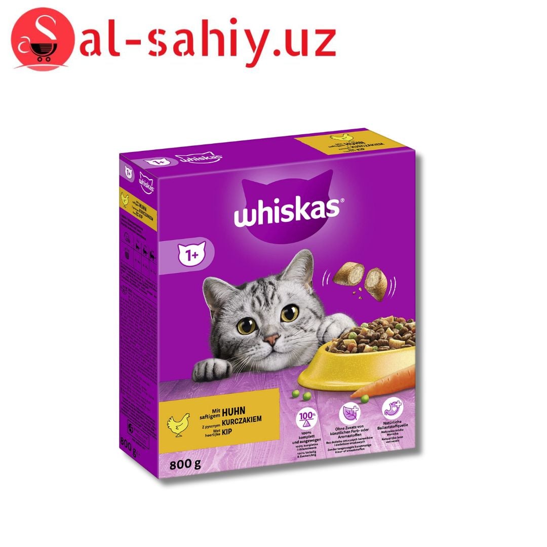 Whiskas Trocken Adult 1+ mit Huhn 800g